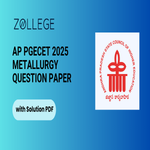 AP PGECET 2025 Metallurgy Question Paper with Solution Pdf